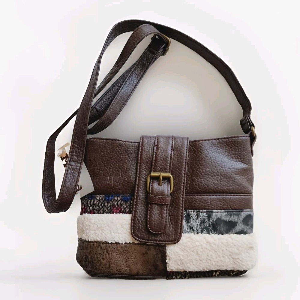 Mudd Crossbody Women's Bag Shoulder Bag Purse Brown